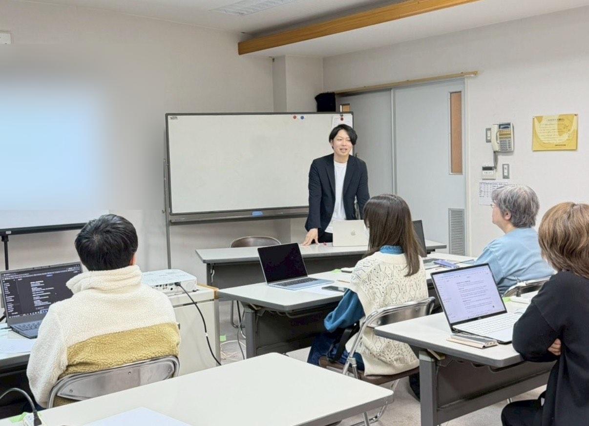 AI研修の様子(長崎県内の企業研修)